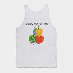 Fresh From The Farm Farmhouse Decor Autumn Tank Top